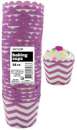 Baking Cups - Chevron Purple